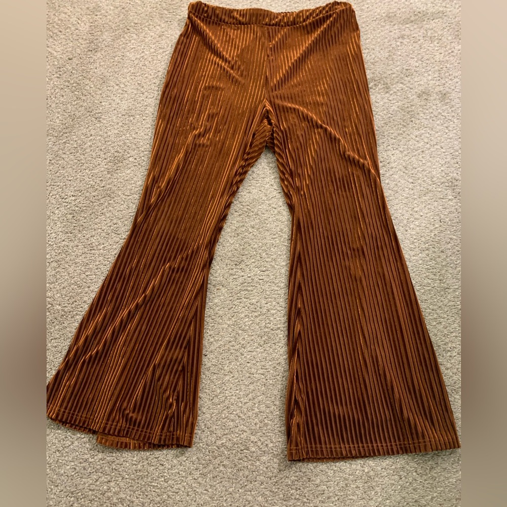 SHEIN flare stretch pants